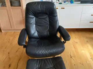Stressless concord lænestol med stel i bøgetræ 