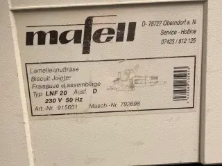 Mafell LNF20 Biscuit Jointer/ Kikse maskine