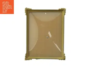 Gammel fororamme med gulddetaljer (str. 17,5x13,5 cm)