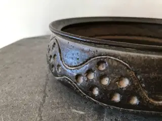 Keramisk fad af Birthe Sahl (retro)