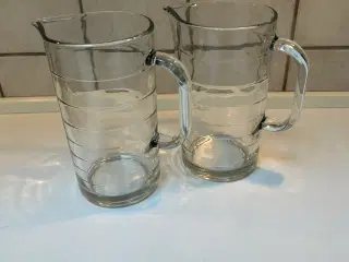 2 stk. Glaskander