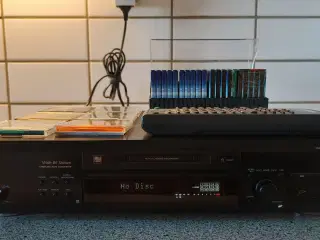 Minidisc Sony MDS-JE520, 27 discs, heraf 20 ubrugt