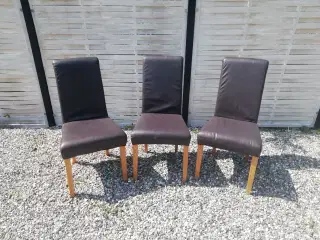 3 Læderstole