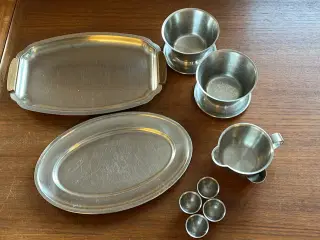 Stål serverings fade mm