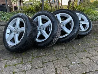 Vinterdæk på fælge, org. VW