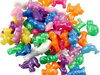 Figurperler, str. 25 mm, hulstr. 4 mm, 125ml/ 1 pk.
