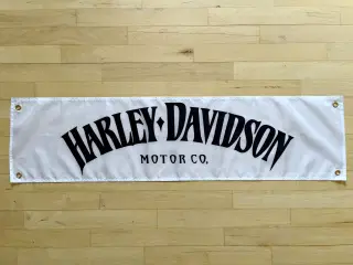 Flag med Harley-Davidson motor co