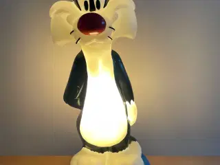 Sjælden Looney Tunes Sylvester og Piphans lampe