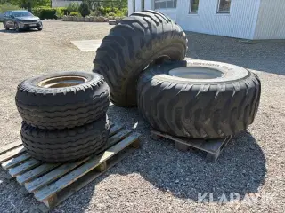 Dæk Nokian & implement 4 styk.
