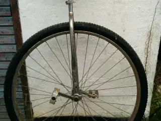 Ethjulet cykel, stort hjul
