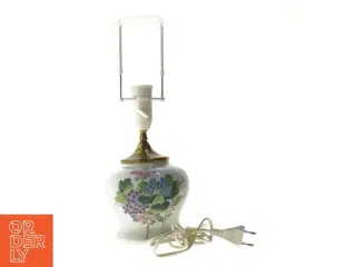 Bordlampe med blomsterdesign (str. 38 cm)