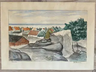 Akvarel Axel bentzen