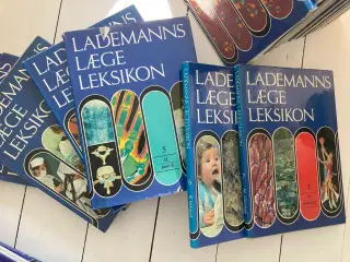 Lademanns lægeleksikon bind 1-21 + 5 emnebind