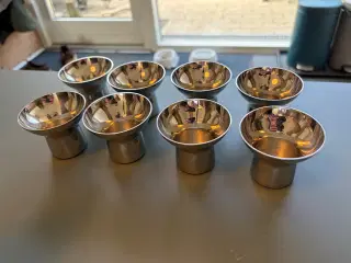 Eksklusive Georg Jensen Alfredo æggebægre – 8 stk.