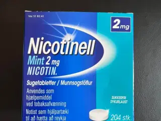 Nicotinell Mint 2 mg 204 sugetabletter