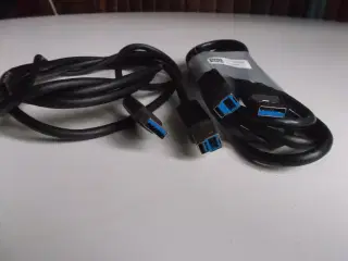 Original DELL USB 3.0 1,8m type A til type B han
