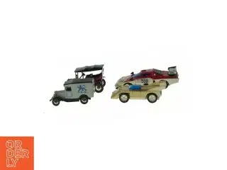 Gamle biler (4 stk) (str. L: 8 til 12 cm)