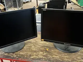 2 Stk. Skærme 23" LENOVO
