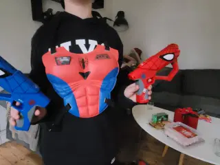 Spiderman laser skyde spil