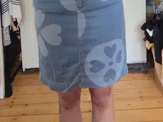 Unik Moschino Couture! Denimnederdel, Næsten ny