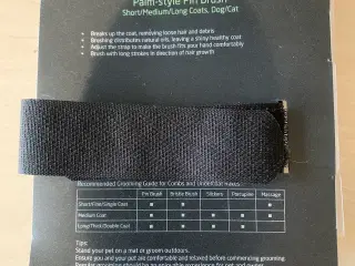 Pigbørste oval håndholdt - pelspleje