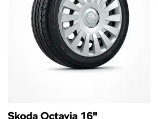 Skoda 16” orig hjulkapsler 