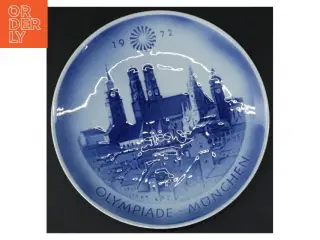 Mindeplatte fra Olympiaden 1972 (str. 21 cm)