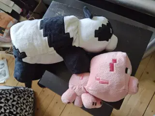 Minecraft Bamser Panda og en gris
