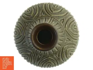 JohGus Bornholm Keramisk vase med mønster (str. 15 cm)