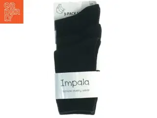 Impala sorte strømper (str. 23 til 26)