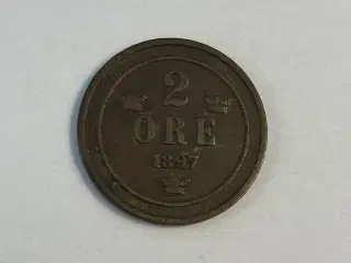 2 Øre 1897 Sverige