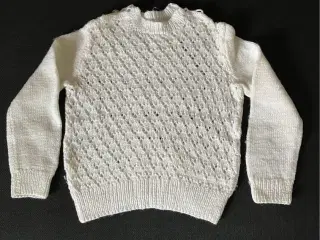 Strikket trøje fra 1980 2-3 årig pige