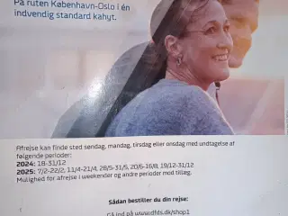 Bortgives - Gavekort til mini cruise