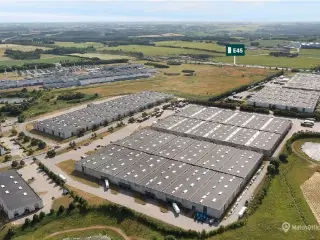 Lagerhaller og kontor fra 4 200 til 22 000 m² i Horsens med moderne faciliteter