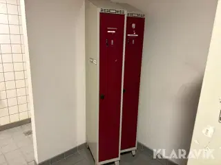 Omklædningsskabe 3 styk