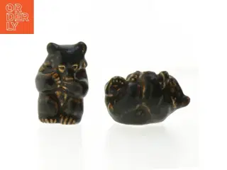 Keramiske bjørnefigurer fra Royal Copenhagen (str. 9 cm)