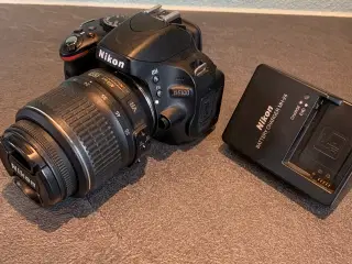 Nikon spejlrefleks kamera D5100