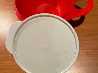 Tupperware låg, hvidt på 14,5 cm i diam.