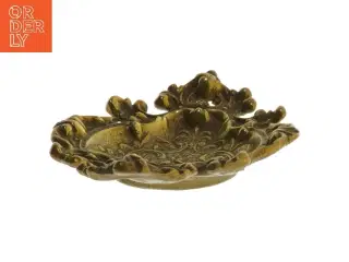 Dekorativ skål i messing (str. Ø 16x Ø 12 cm)