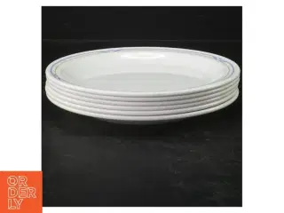 Seks tallerkener fra Waca (str. Ø. 19,5 cm. 6 styk)