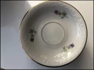 6 underkopper fra Københavns porcelæn maleri