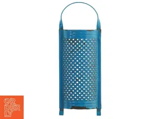 Blåt rivejern, emalje (str. 27 cm)