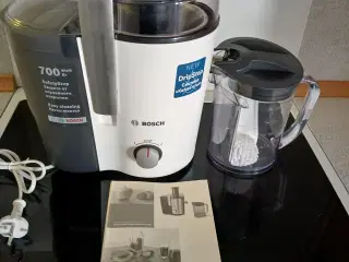 Saftpresser, smoothie, Bosch, næsten ny