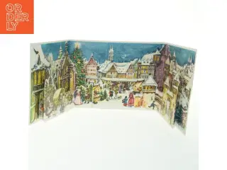 Gammel julekalender (str. 67x21 cm)