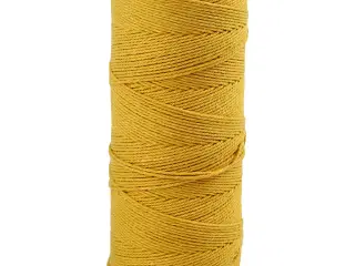 Knyttegarn, L: 315 M, tykkelse 1 mm, Tynd kvalitet 12/12, gul, 220g/ 1 ngl.