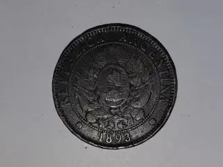 2 Centavos Argentina 1893