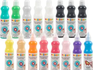 Vinduesmaling, ass. farver, 16x75ml/ 1 pk.