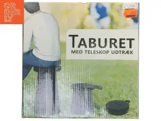 Taburet med teleskopudtræk fra Haahr & Co (str. Ø 25 cm)