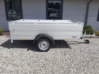 0 - Anssems GT 750 lRobust lukket trailer til hobby og erhverv. aluminium. UDEN BREMSER