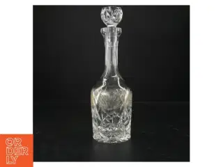 Krystal karaffel med prop (str. 30 x 9. cm)